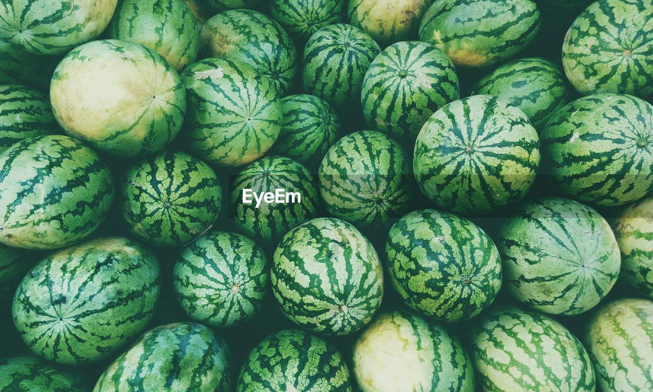 Full frame shot of watermelons