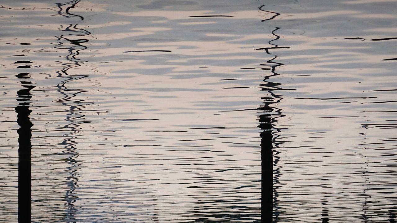 Full frame shot of rippled lagoon