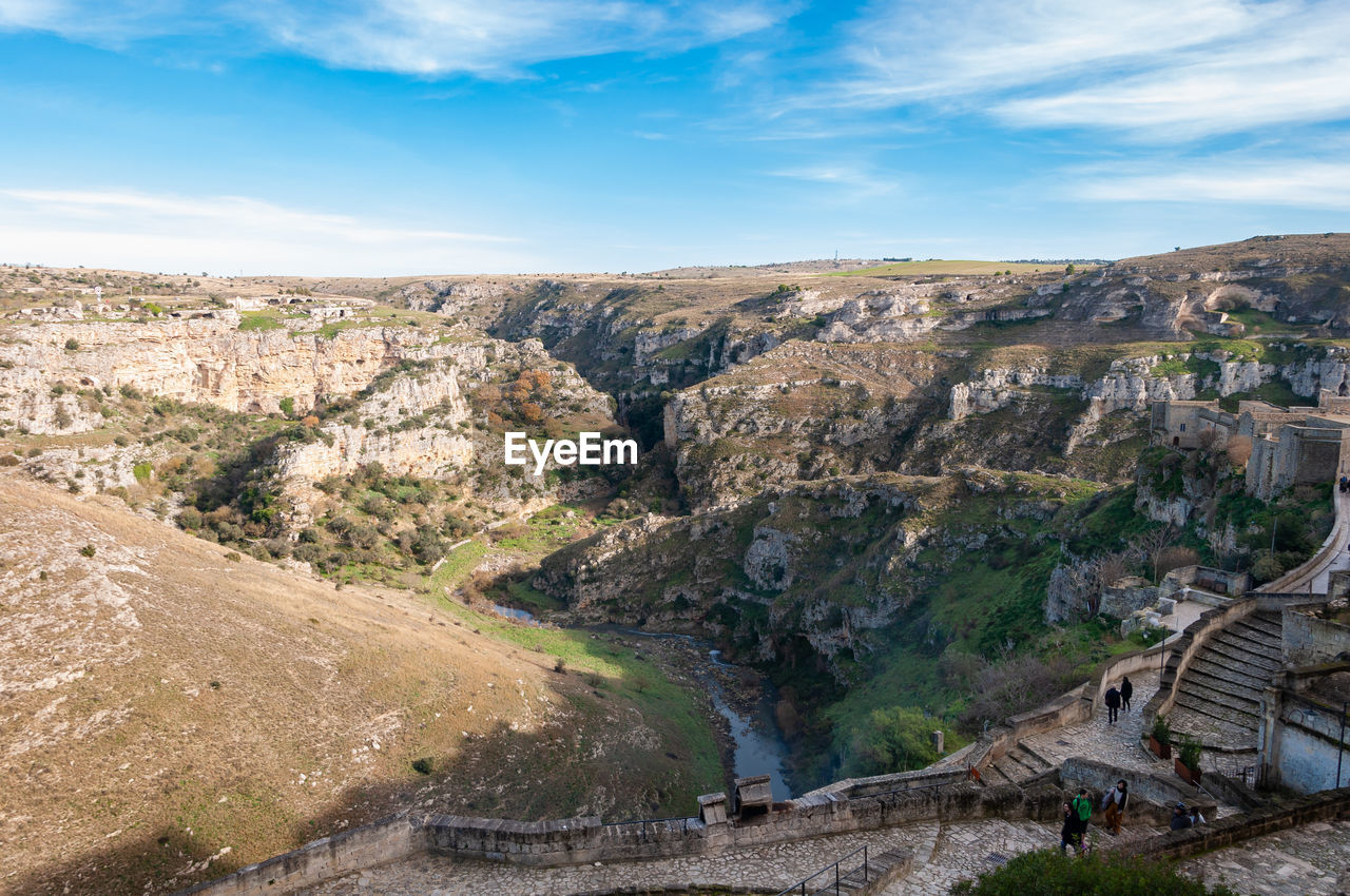 HIGH ANGLE VIEW OF LAND