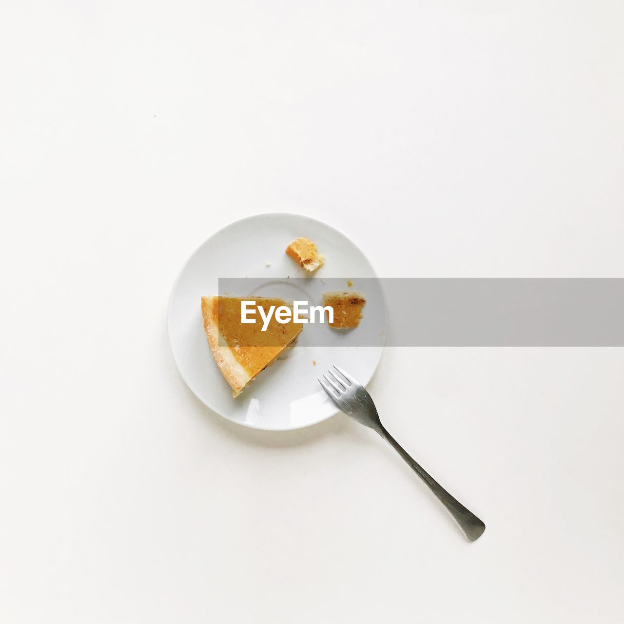 High angle view of breakfast in plate