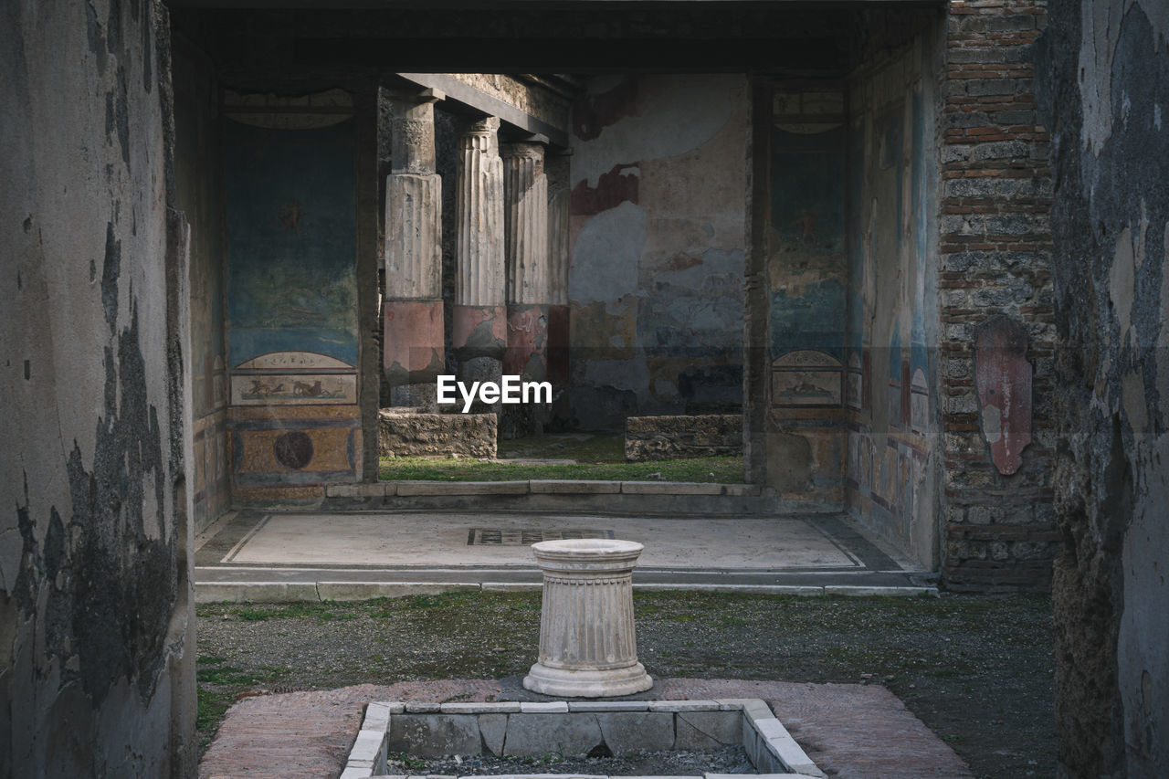 Ancient roman villa in pompei
