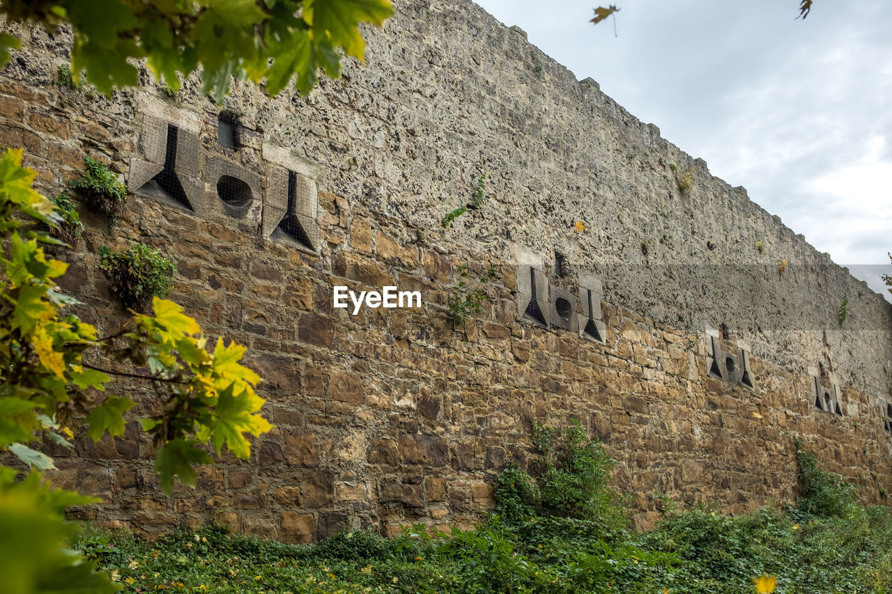 Low angle view of castle