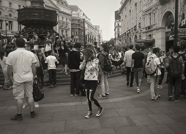 PEOPLE WALKING ON STREET