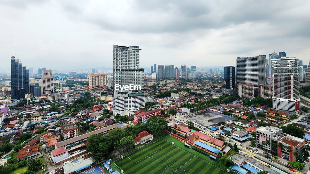 Cityscape against sky