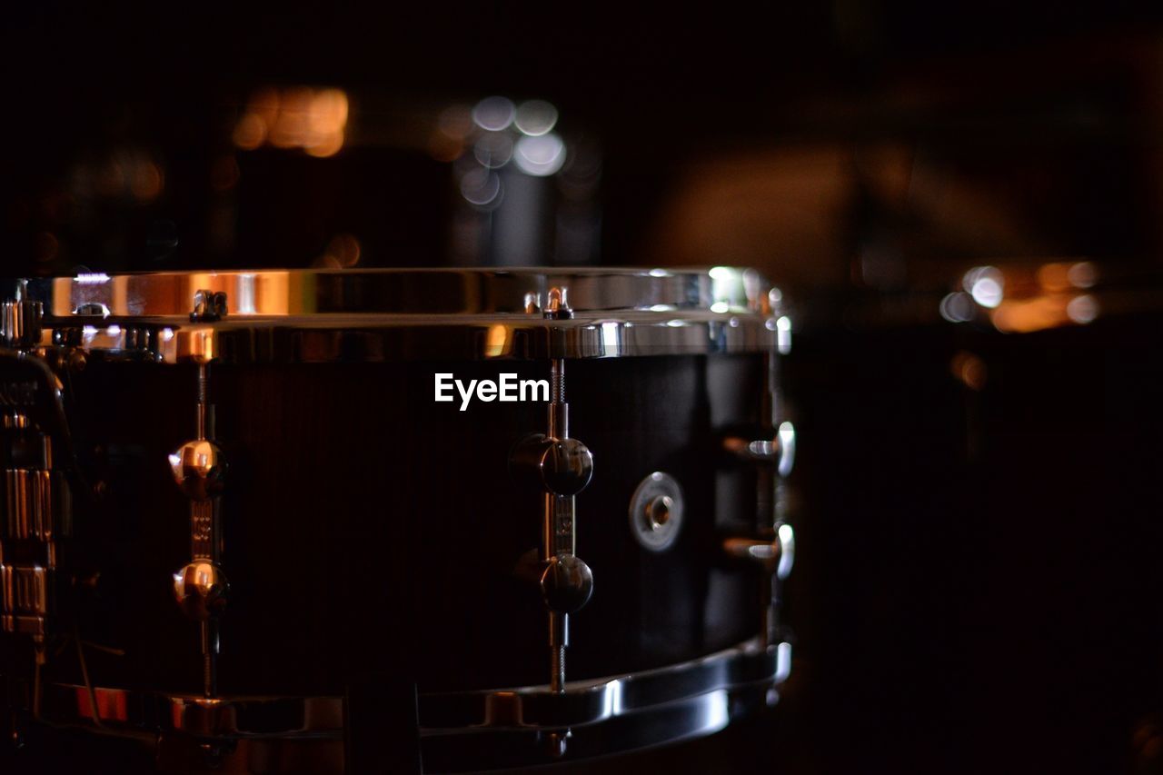 Close-up of drum