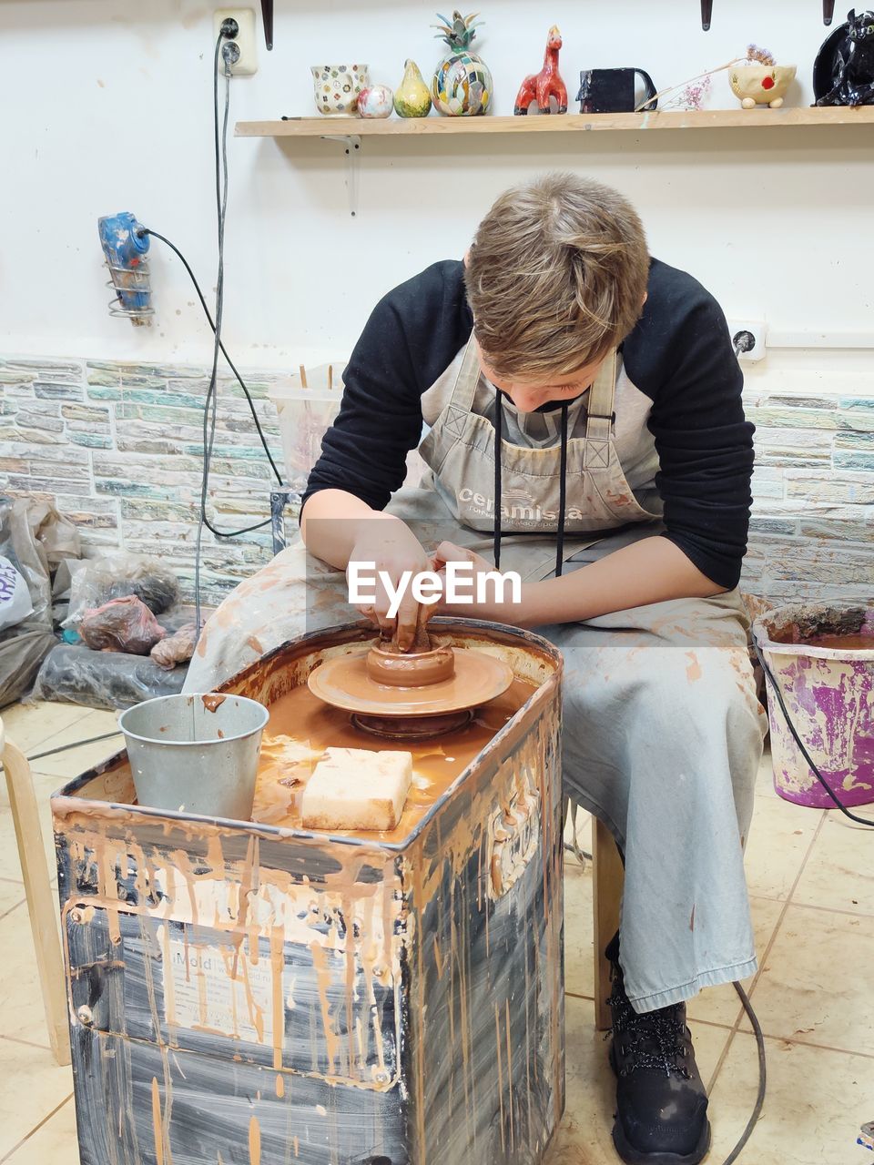 Man working in workshop