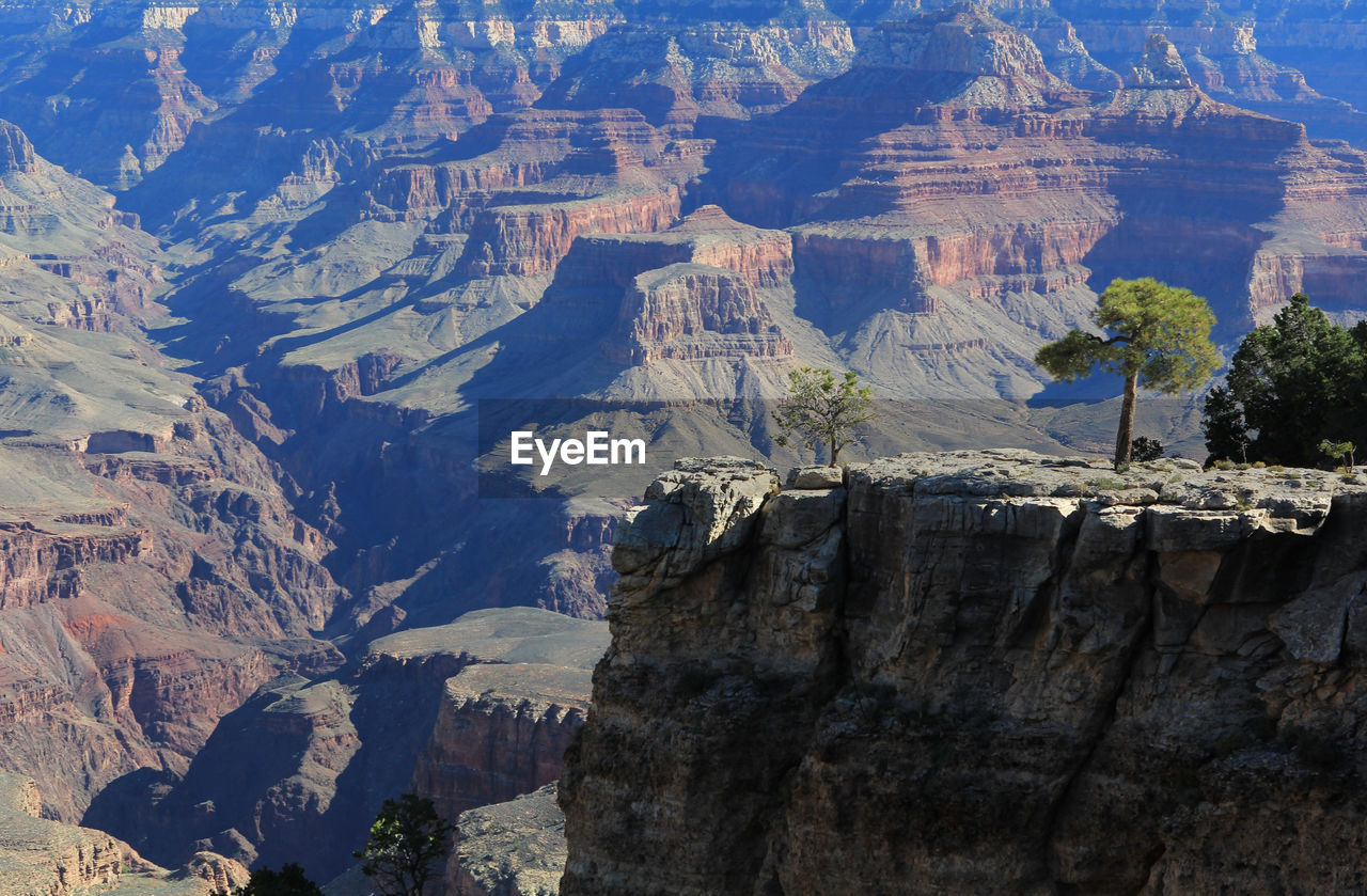 Scenic view of mountains