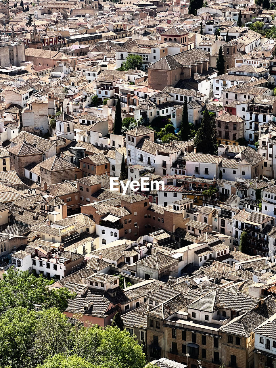 Spanish city from above