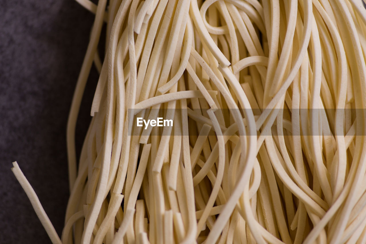 Close-up of homemade pasta