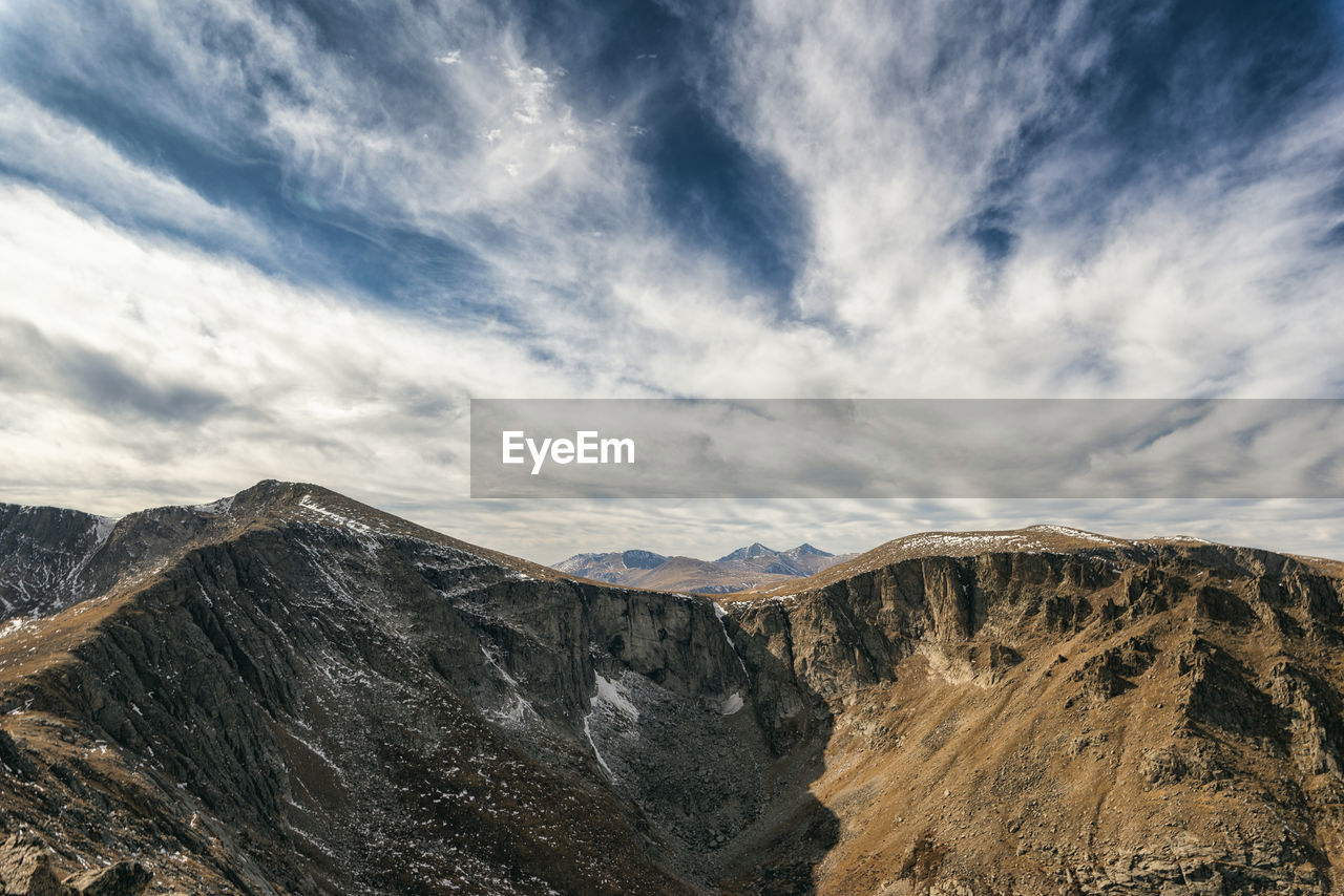 Rocky mountains landscape in colorado