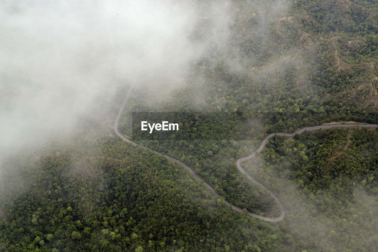 Scenic view of landscape against cloudy sky