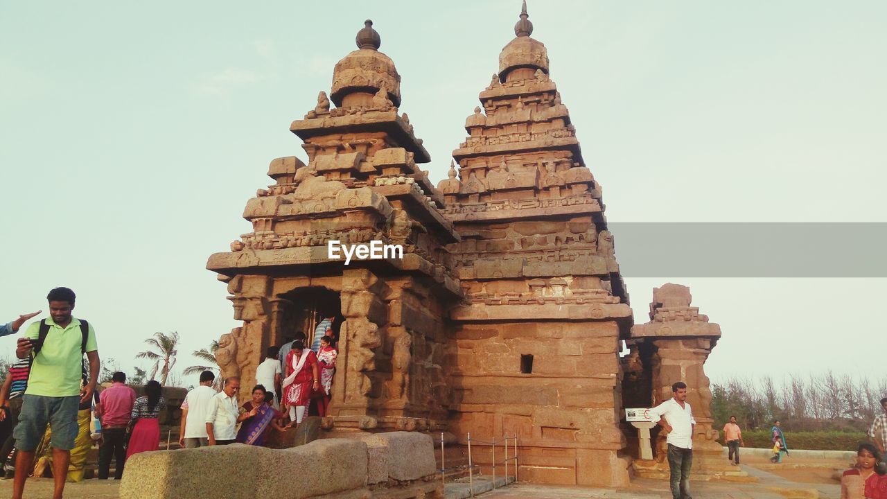 LOW ANGLE VIEW OF TEMPLE