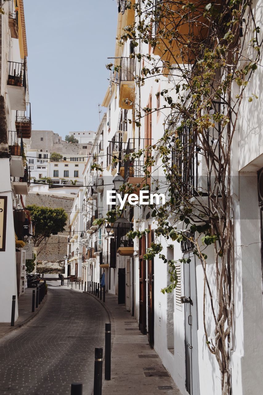 Street amidst buildings in city