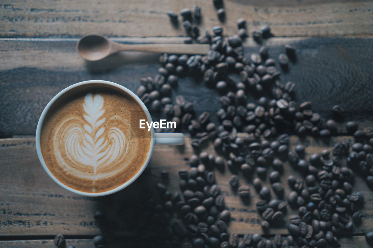 Close-up of coffee on table