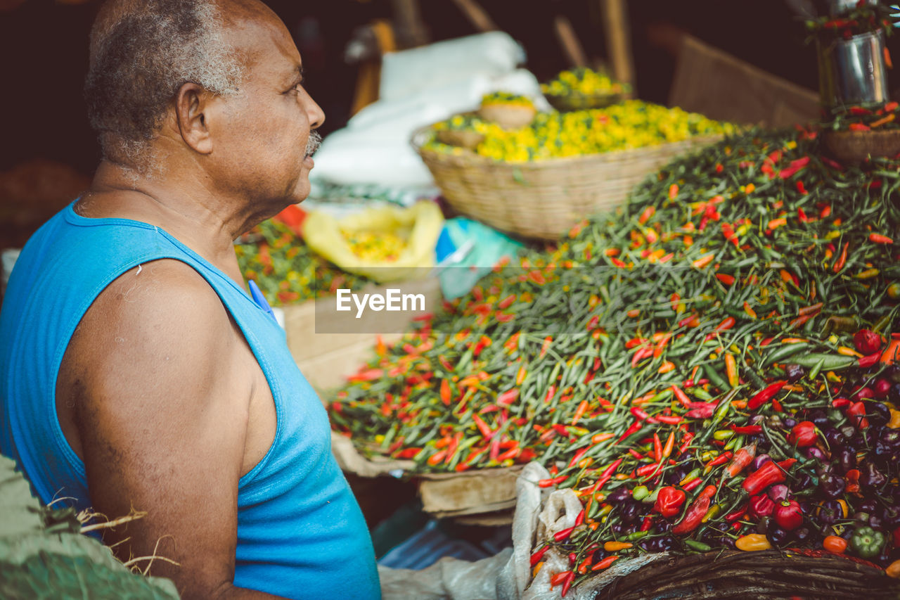 MIDSECTION OF MAN IN BASKET FOR SALE