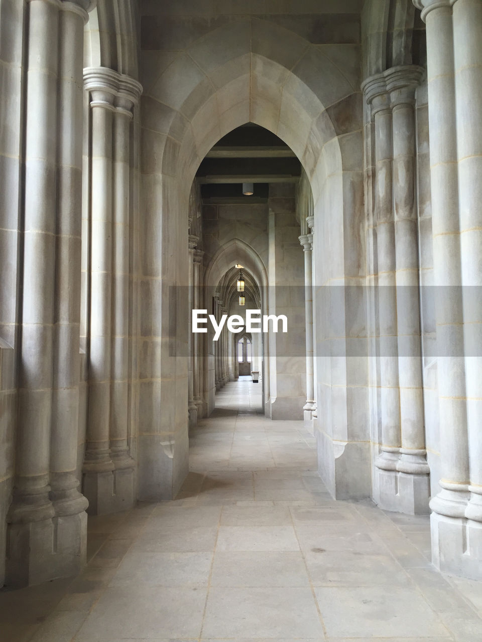 Corridor of historic building