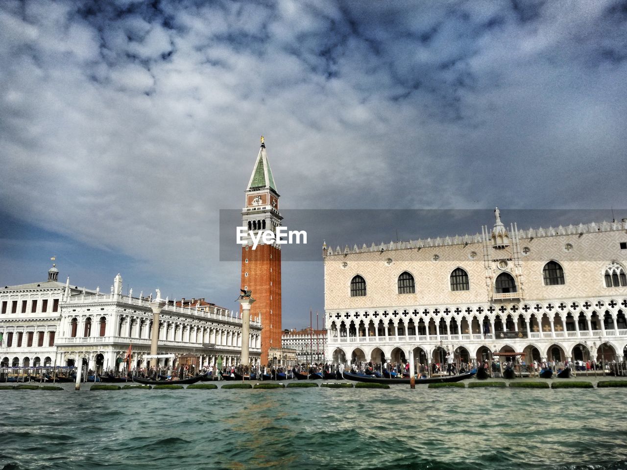 View of historical building against cloudy sky