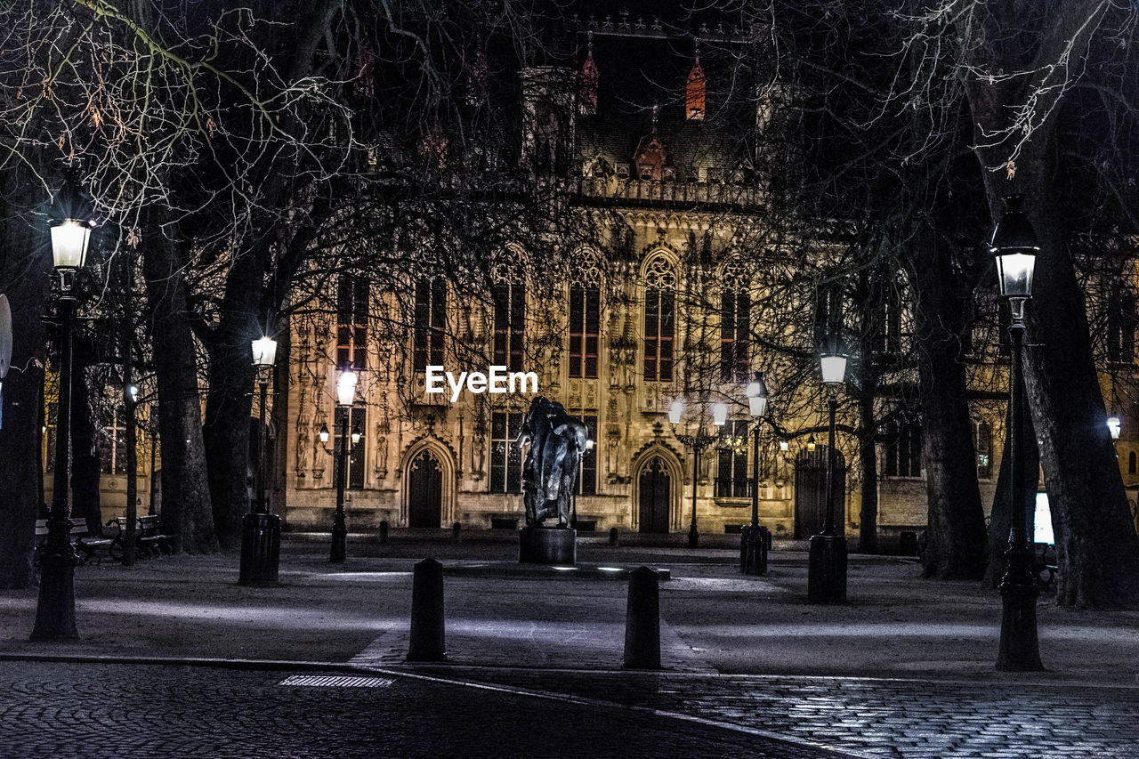 ILLUMINATED STREET LIGHT IN CITY