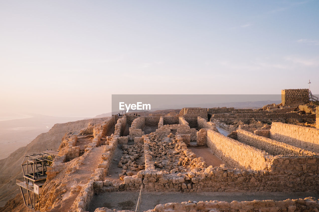 Panoramic view of historical building against sky