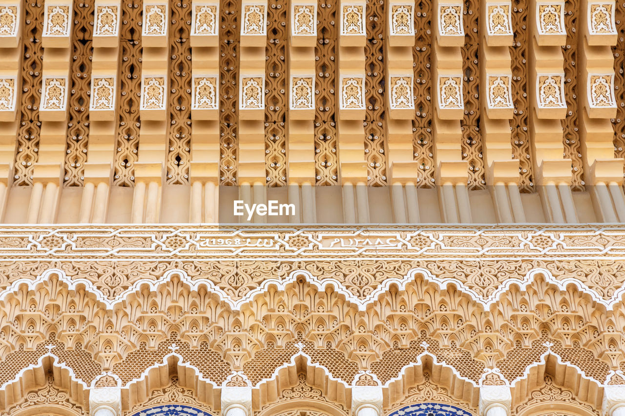 Full frame shot of ornate building