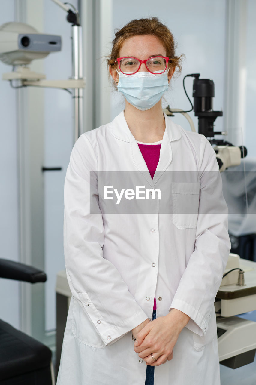 Female doctor portrait covid times