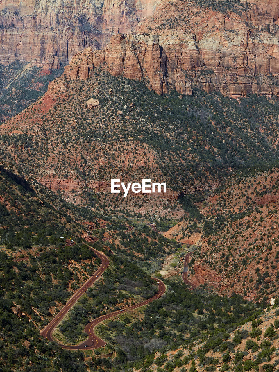 Aerial view of landscape