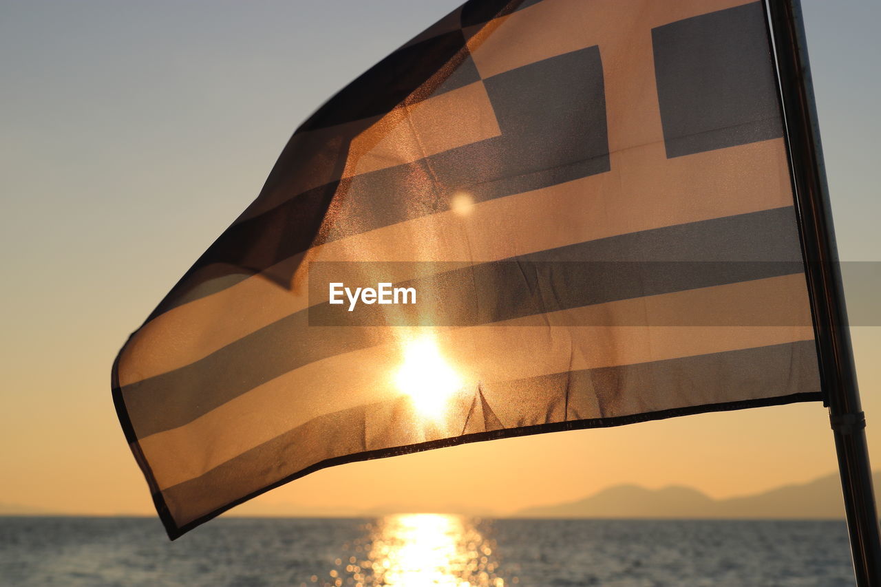 Flag of greece outdoors