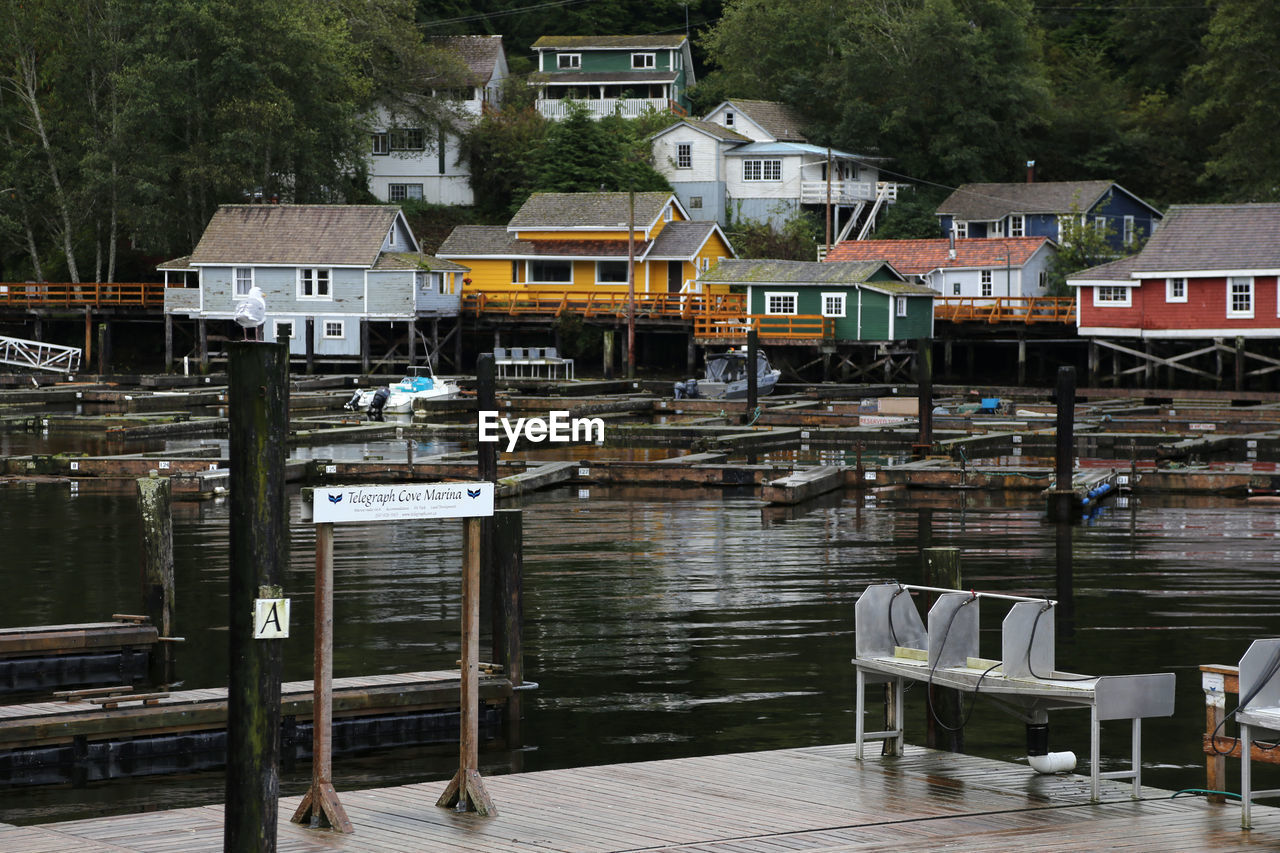 HOUSES AND BUILDINGS BY LAKE