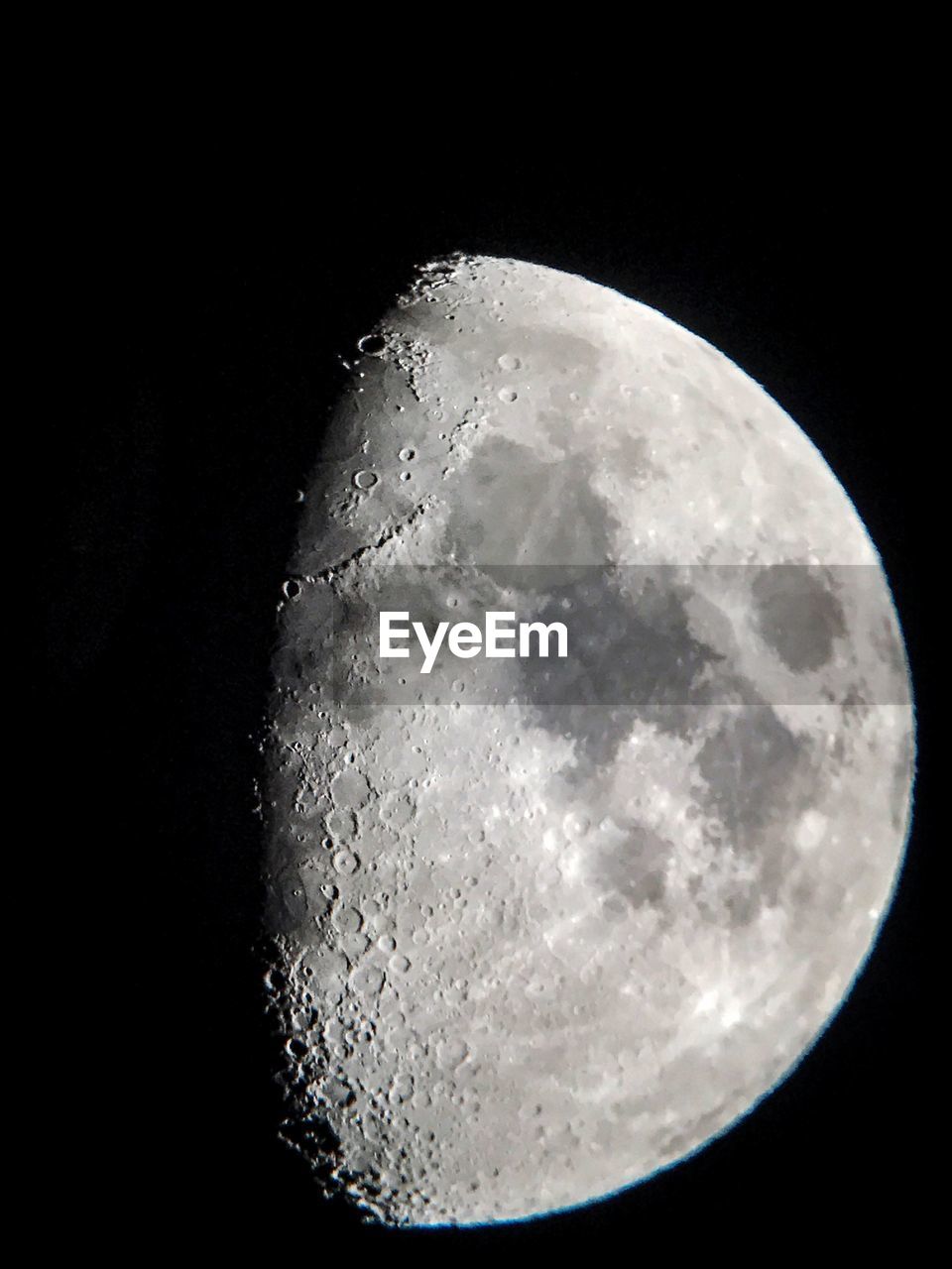 CLOSE-UP OF MOON AGAINST SKY