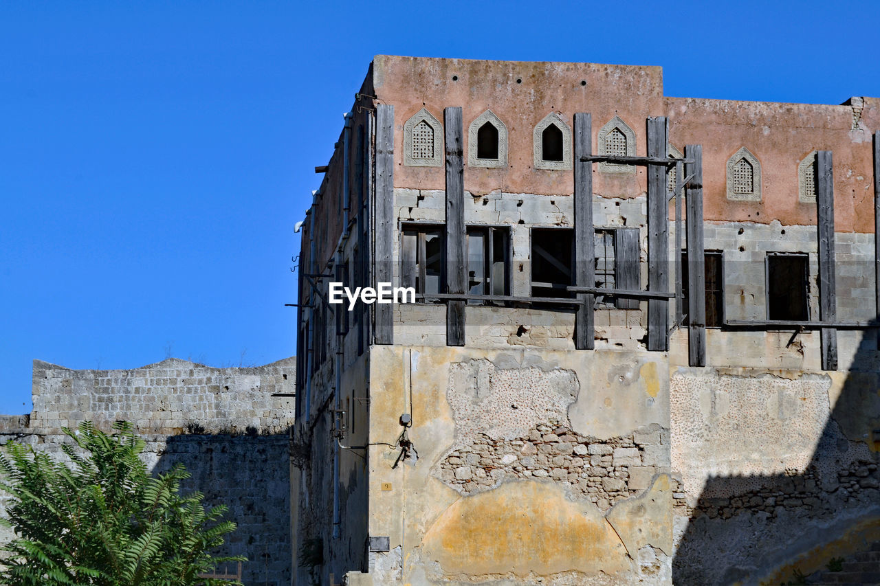 Stone tower from an ancient castle