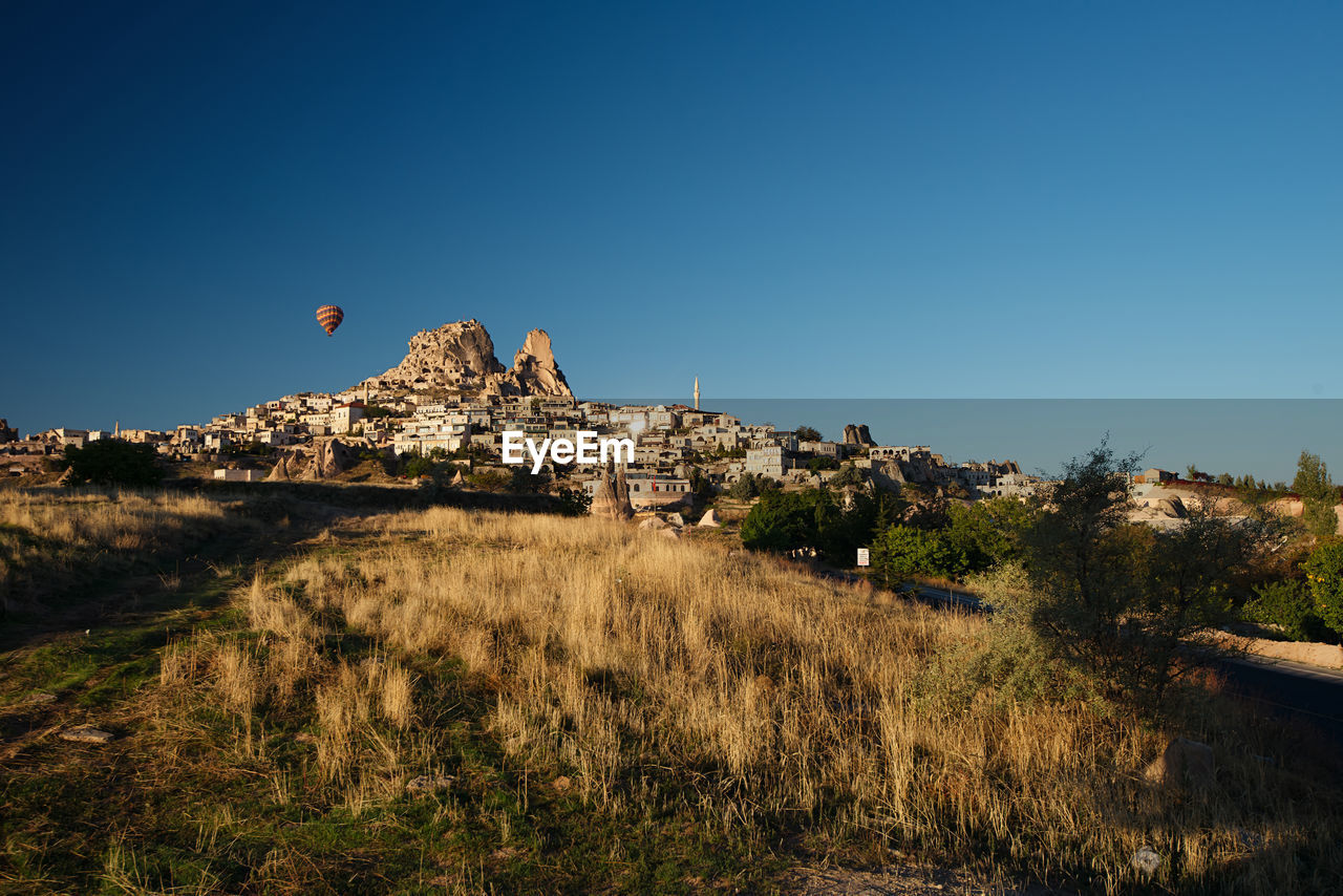Cappadocia, turkey - october 14 2021. beautiful scenes in goreme, cappadocia.