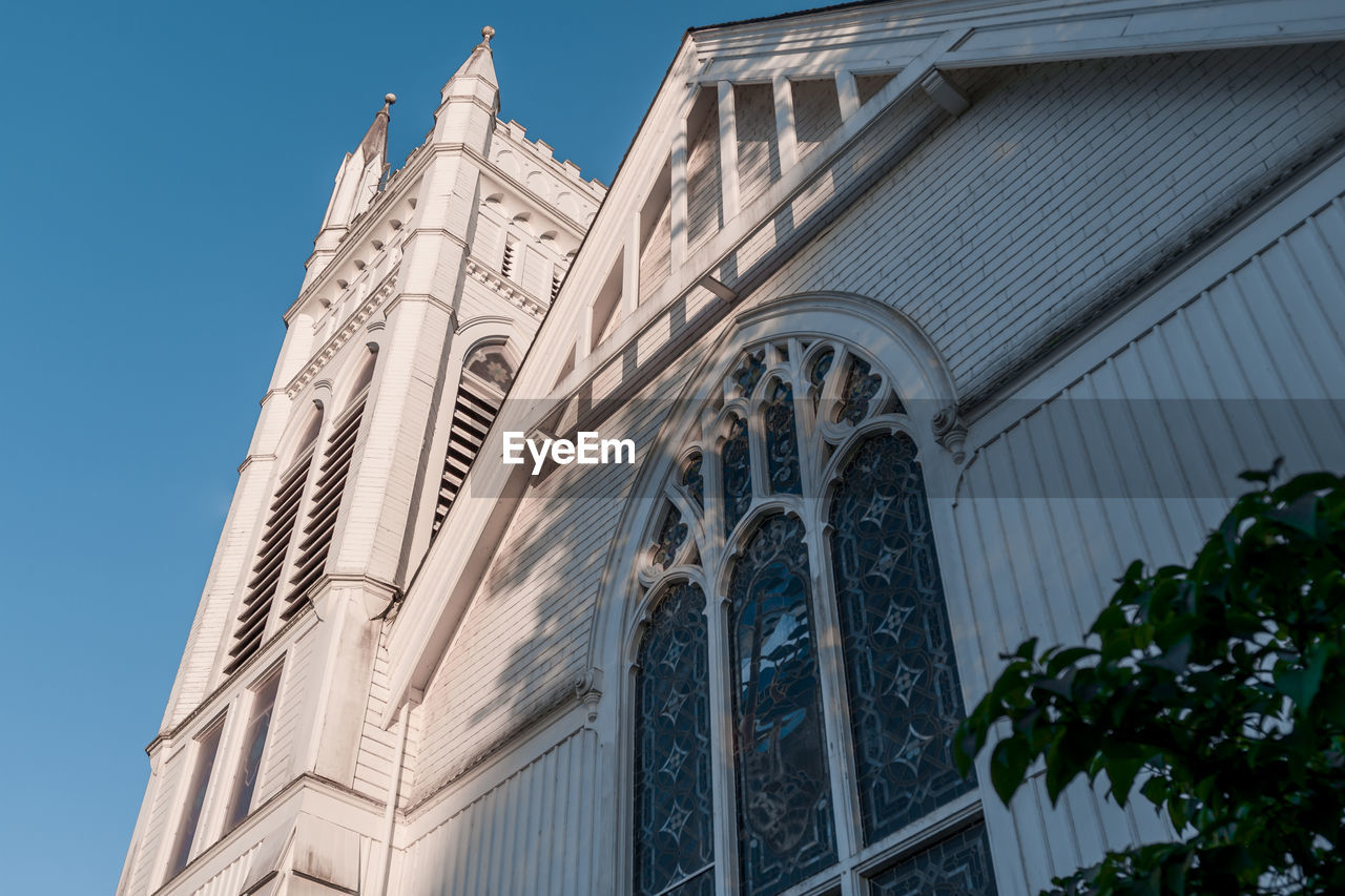 Beautiful white church building