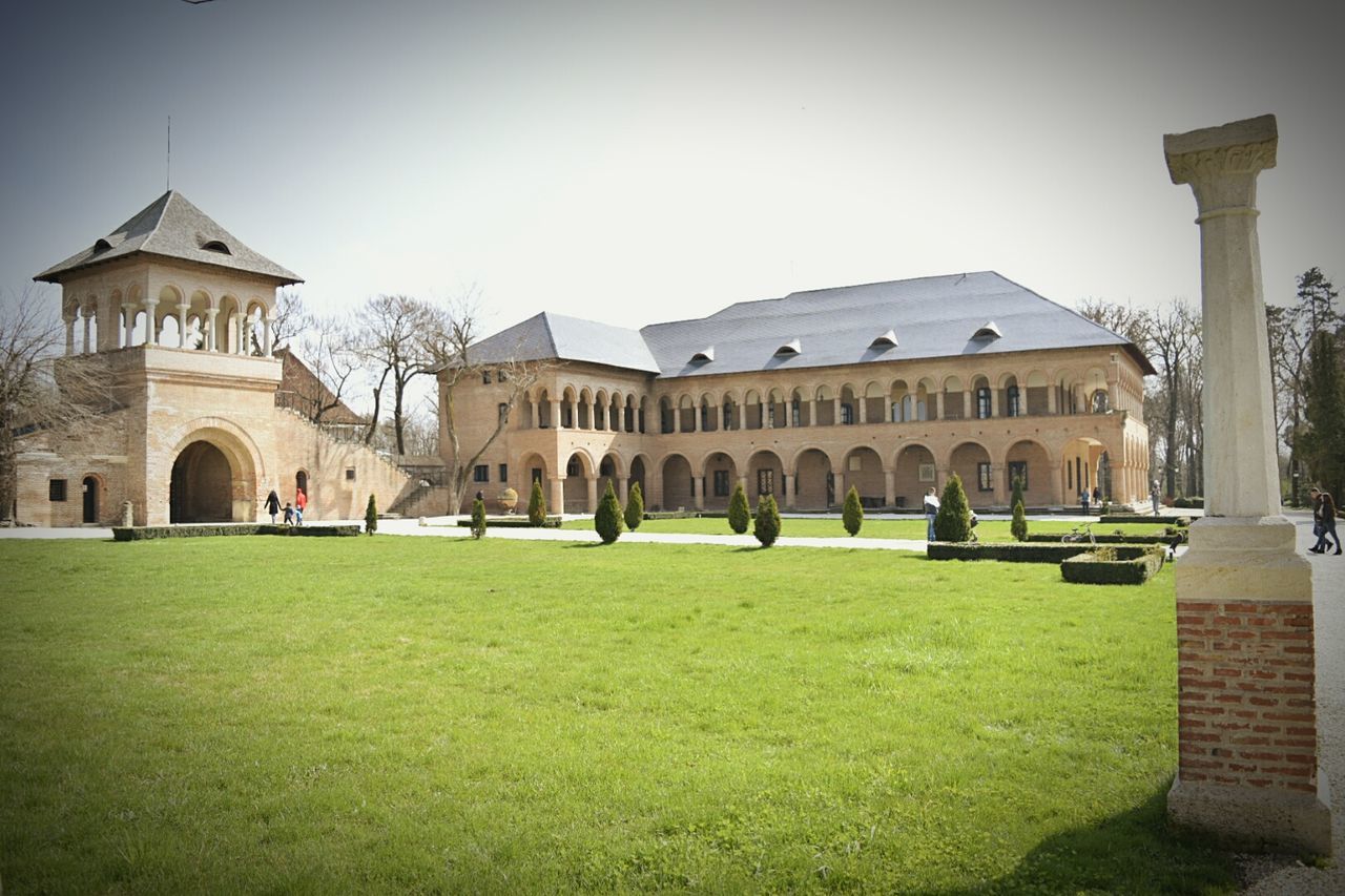 VIEW OF HISTORICAL BUILDING IN LAWN