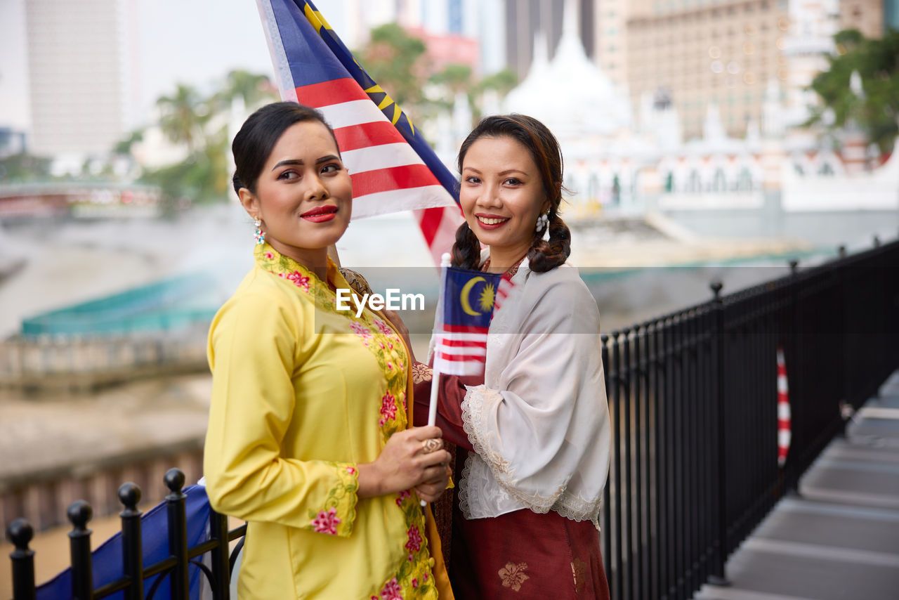 Merdeka malaysia independence celebration model pose