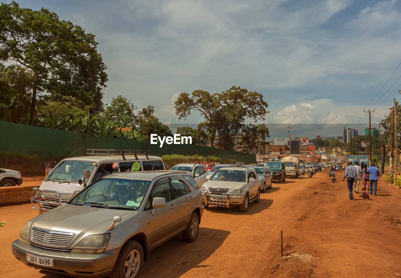 PANORAMIC VIEW OF ROAD AGAINST SKY