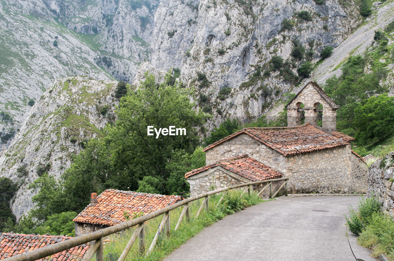 Houses in a mountain