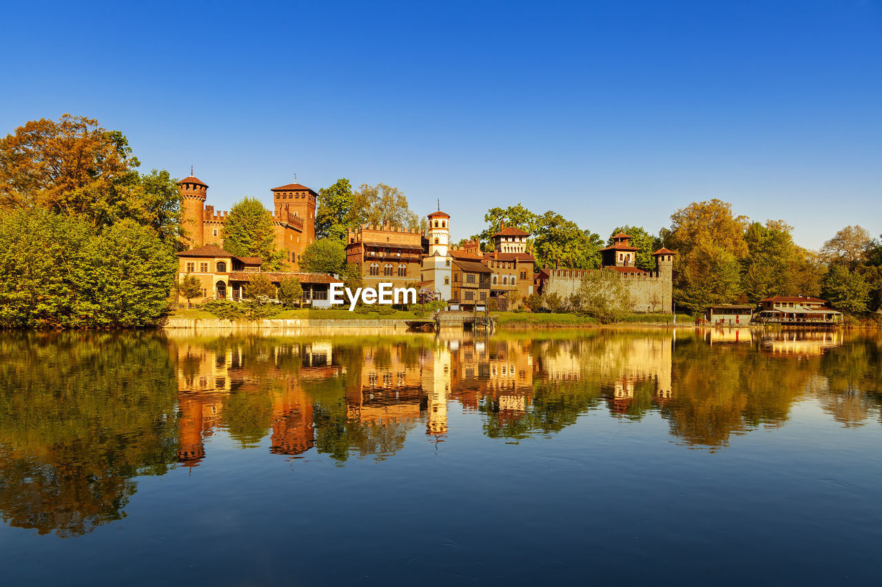 Amazing medieval castle in valentine park