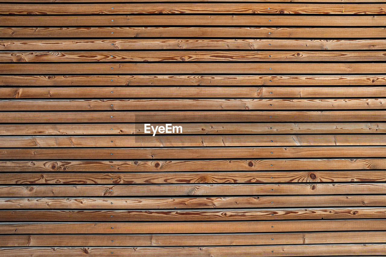 backgrounds, full frame, pattern, wood, textured, no people, floor, brown, plank, hardwood, architecture, wall, wood grain, repetition, close-up, striped, built structure, wall - building feature, day, in a row, outdoors, flooring, wood flooring, weathered, line, old, wood stain, nature