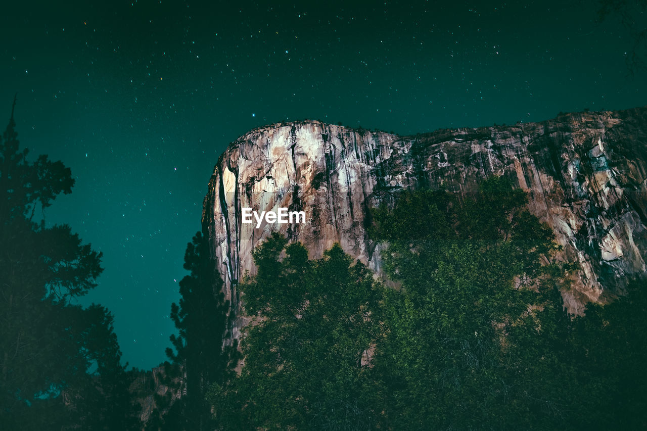 Low angle view of starry sky