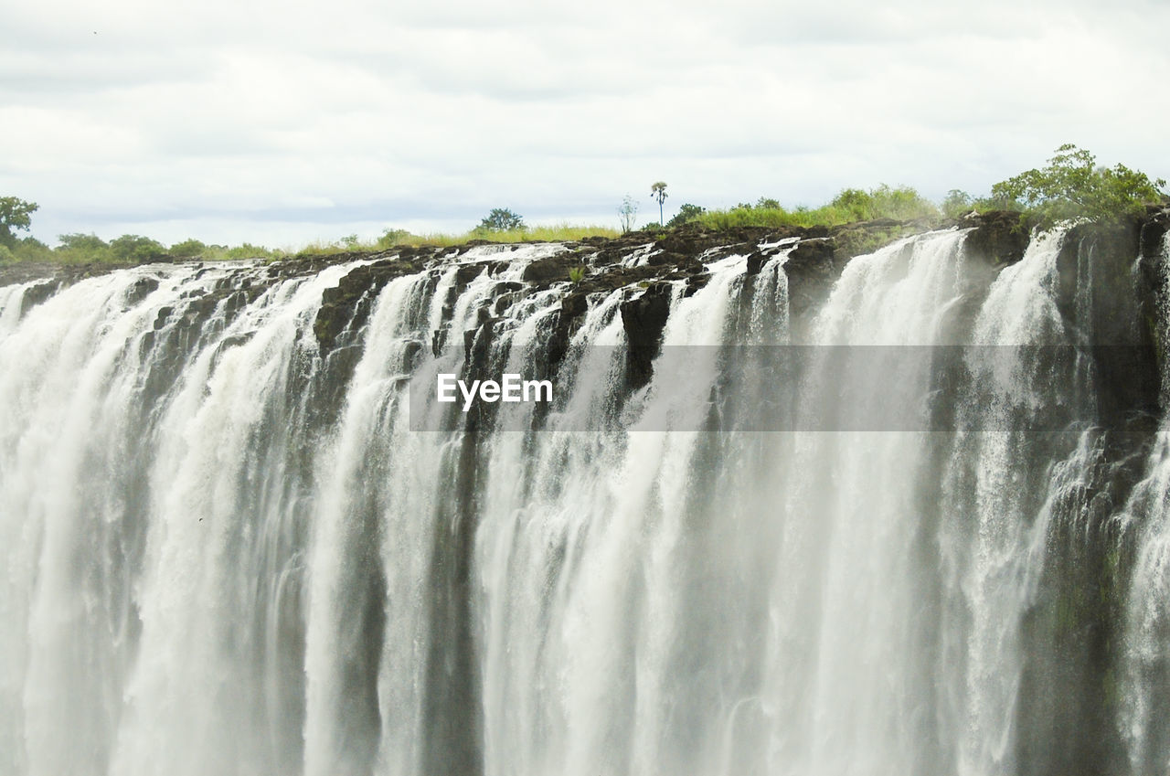 SCENIC VIEW OF WATERFALL