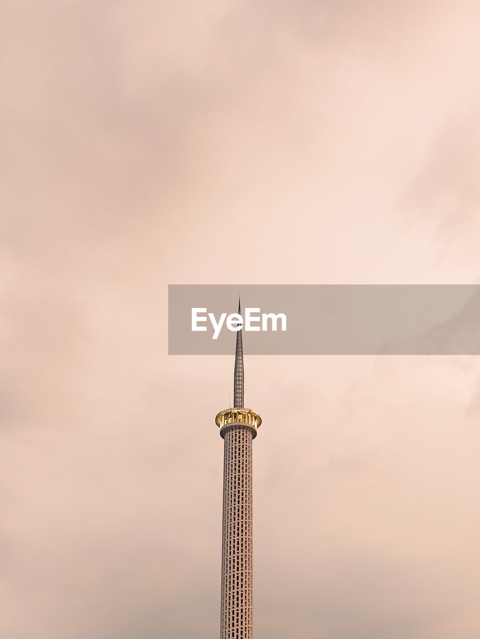 low angle view of tower against sky