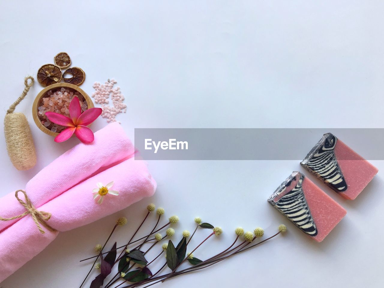 CLOSE-UP OF PINK FLOWERS ON TABLE