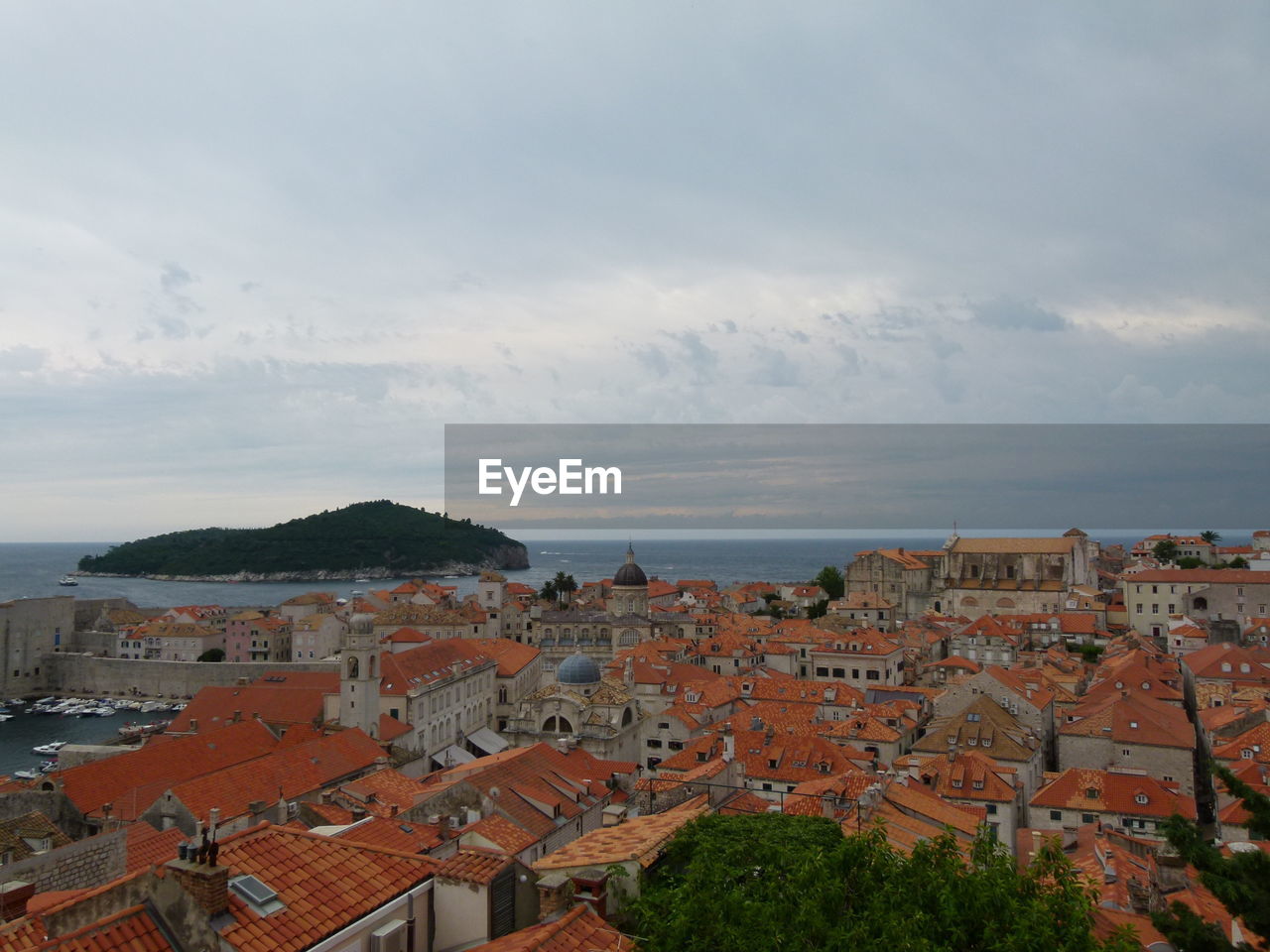Buildings against sky in old town