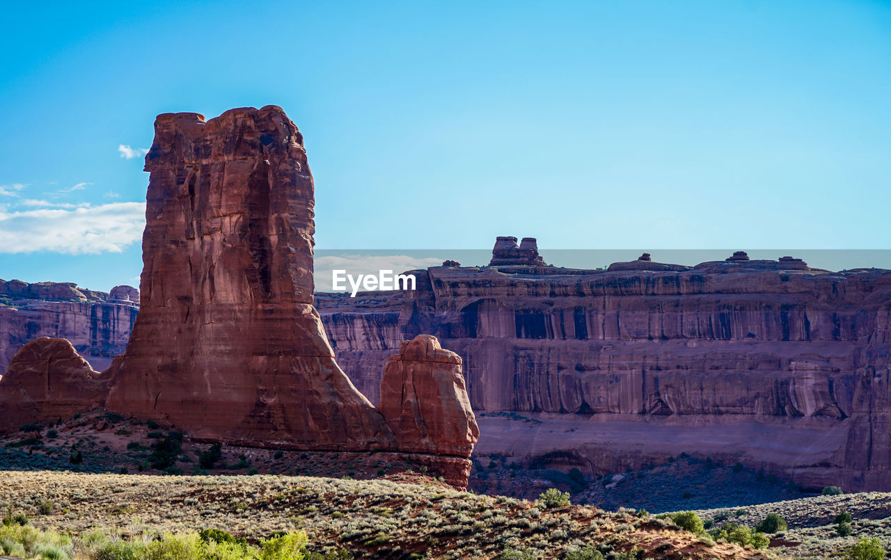 VIEW OF ROCK FORMATION AGAINST SKY