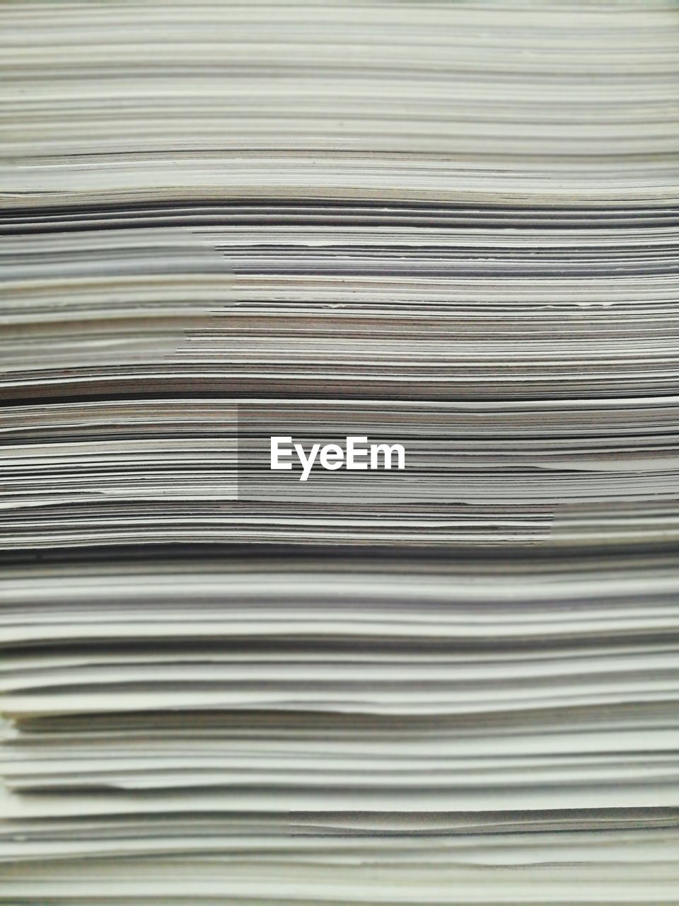 Full frame shot of paper stack