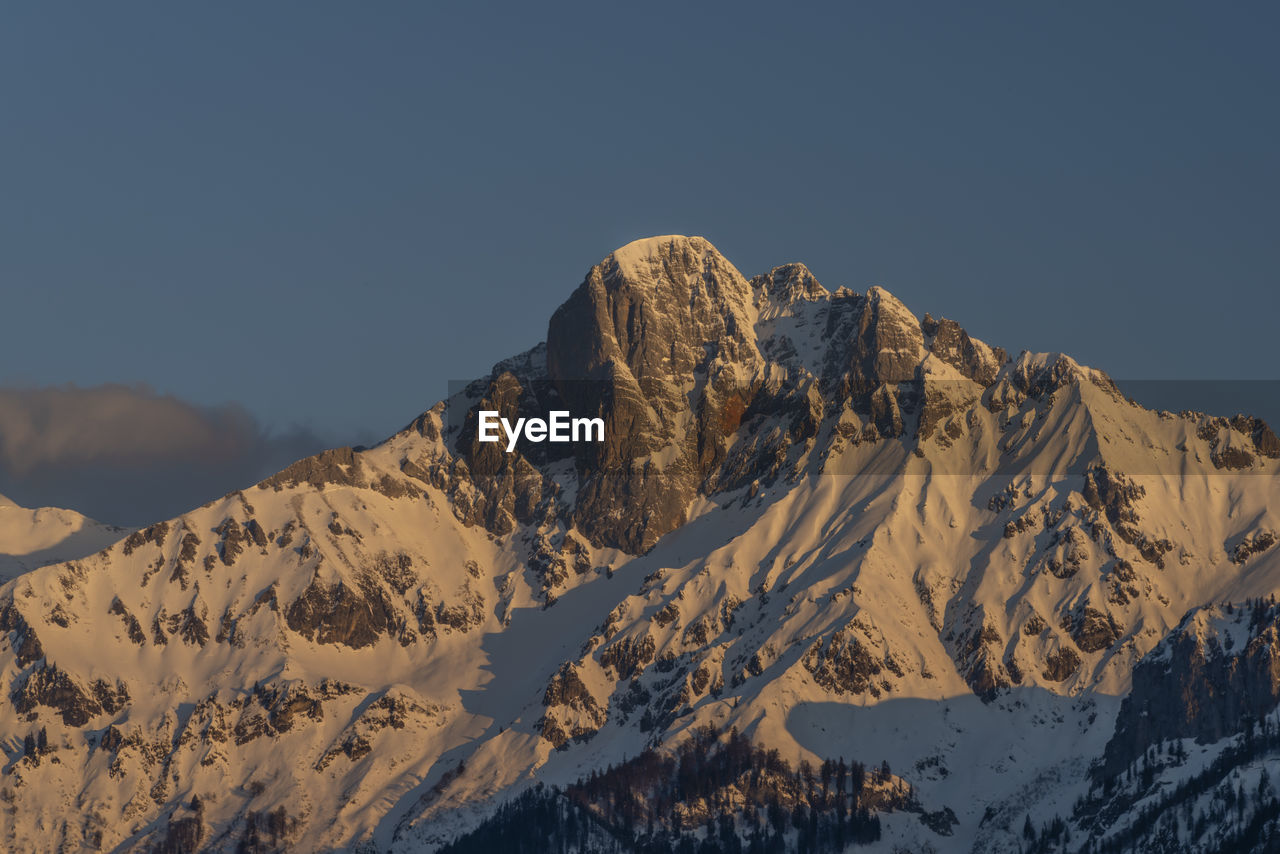 scenic view of snowcapped mountain against sky