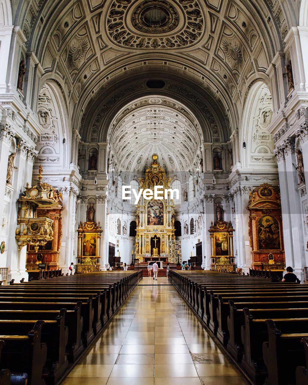 Interior of historic church