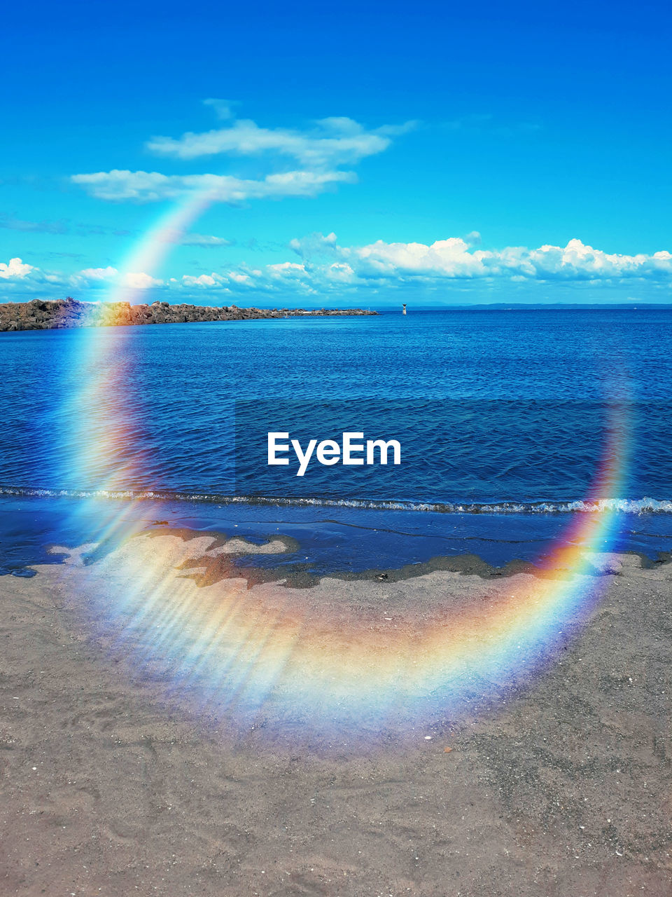 PANORAMIC VIEW OF SEA AGAINST SKY