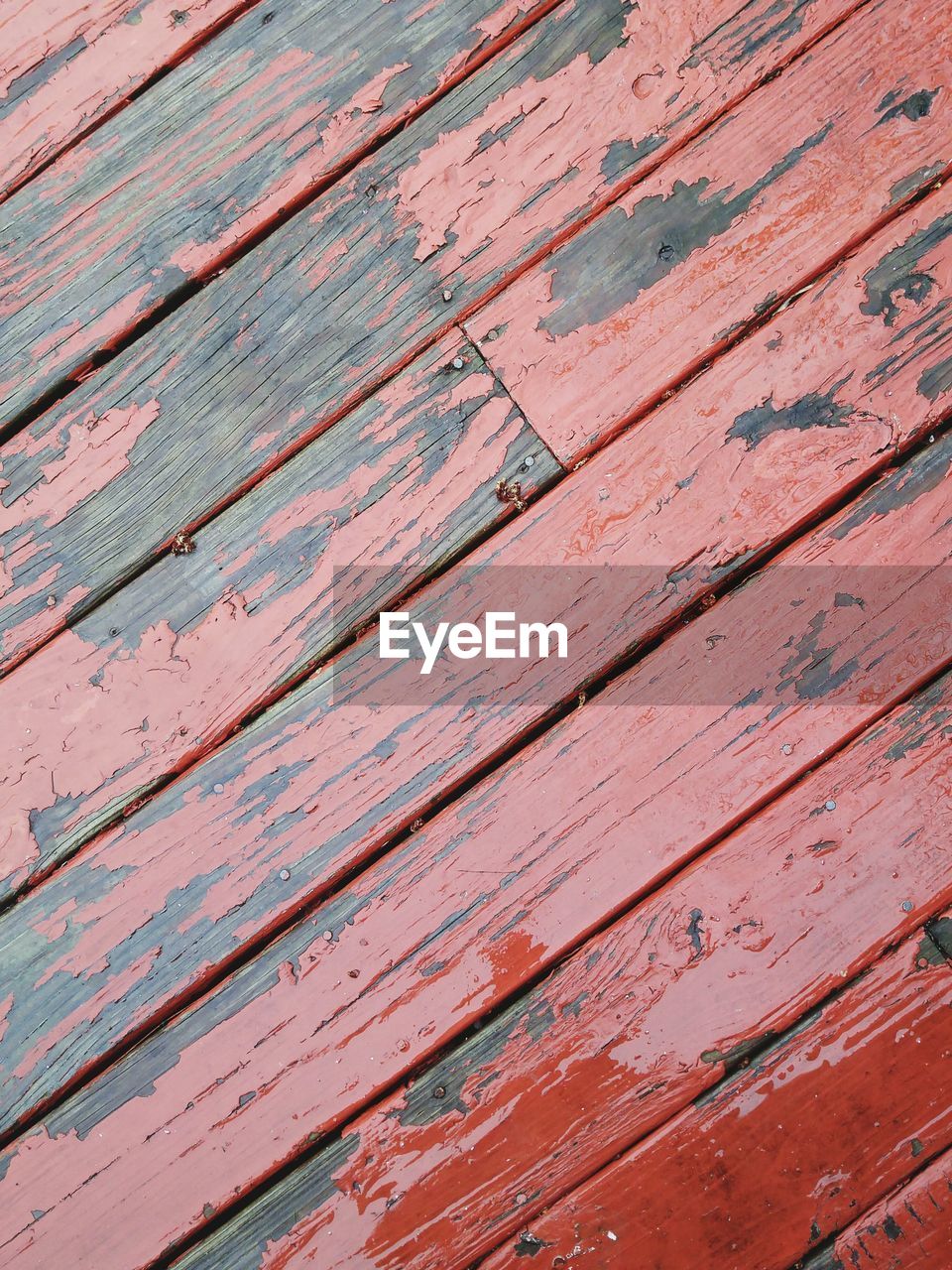 Full frame of wooden deck