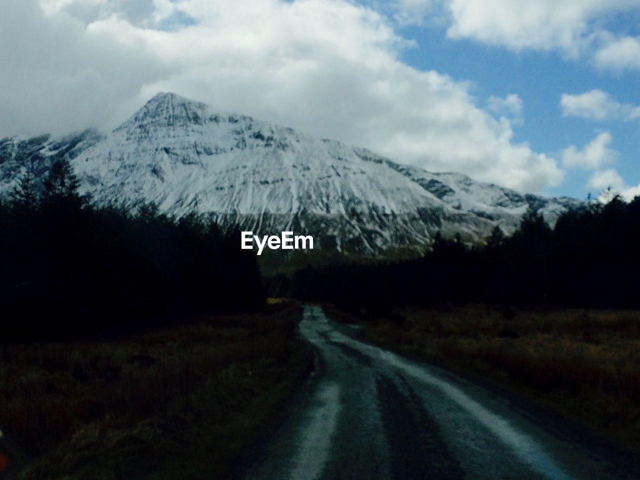 SCENIC VIEW OF SNOWCAPPED MOUNTAINS